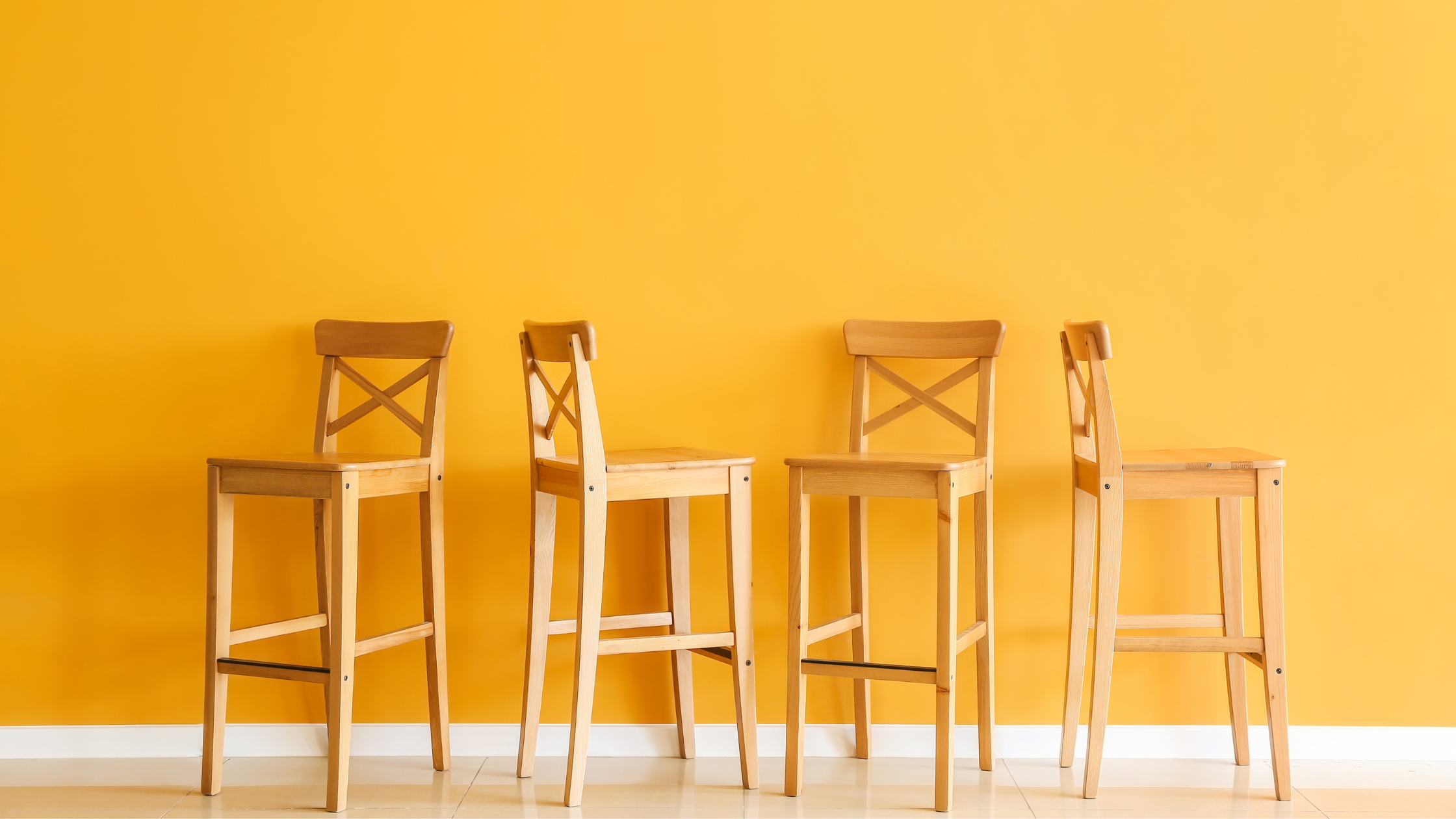 Yellow bar stools discount ikea